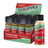 SUCKERPUNCH frente del paquete mostrando 12 shots y conveniencia