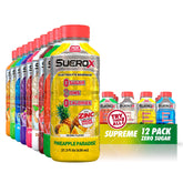 SueroX frontal del pack mostrando variedad y conveniencia