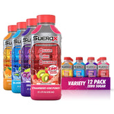 SueroX paquete frontal 12 unidades muestra variedad y conveniencia