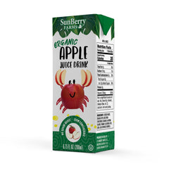 Sunberry Farms detalle de etiqueta orgánica y lista de ingredientes, transparencia clara