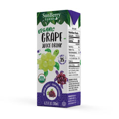 Sunberry Farms primer plano del jugo dentro del envase, color natural y pureza