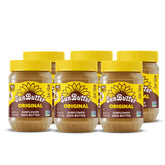 SunButter frasco frontal mostrando etiqueta y tamaño práctico