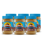 SunButter frasco frontal mostrando etiqueta y tamaño, opción sin alérgenos