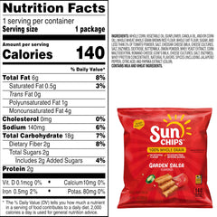 Sunchips detalle de la textura ondulada que ofrece crocancia superior