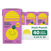 SunCup vista frontal del envase mostrando marca y sabor