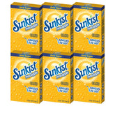 SINGLES TO GO! paquete frontal piña mostrando cajas y diseño, conveniencia para llevar