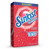 SINGLES TO GO! Sunkist frente del empaque mostrando 6 cajas y 36 sobres para llevar