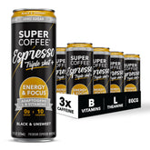 Super Coffee lata frontal mostrando diseño y conveniencia