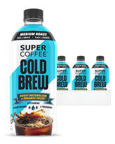 SUPER COFFEE frente del envase mostrando etiqueta y beneficio listo para beber