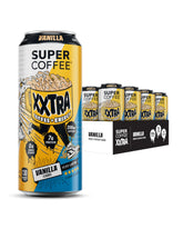 Super Coffee XXTRA frontal mostrando lata y diseño, ideal para tomar al instante