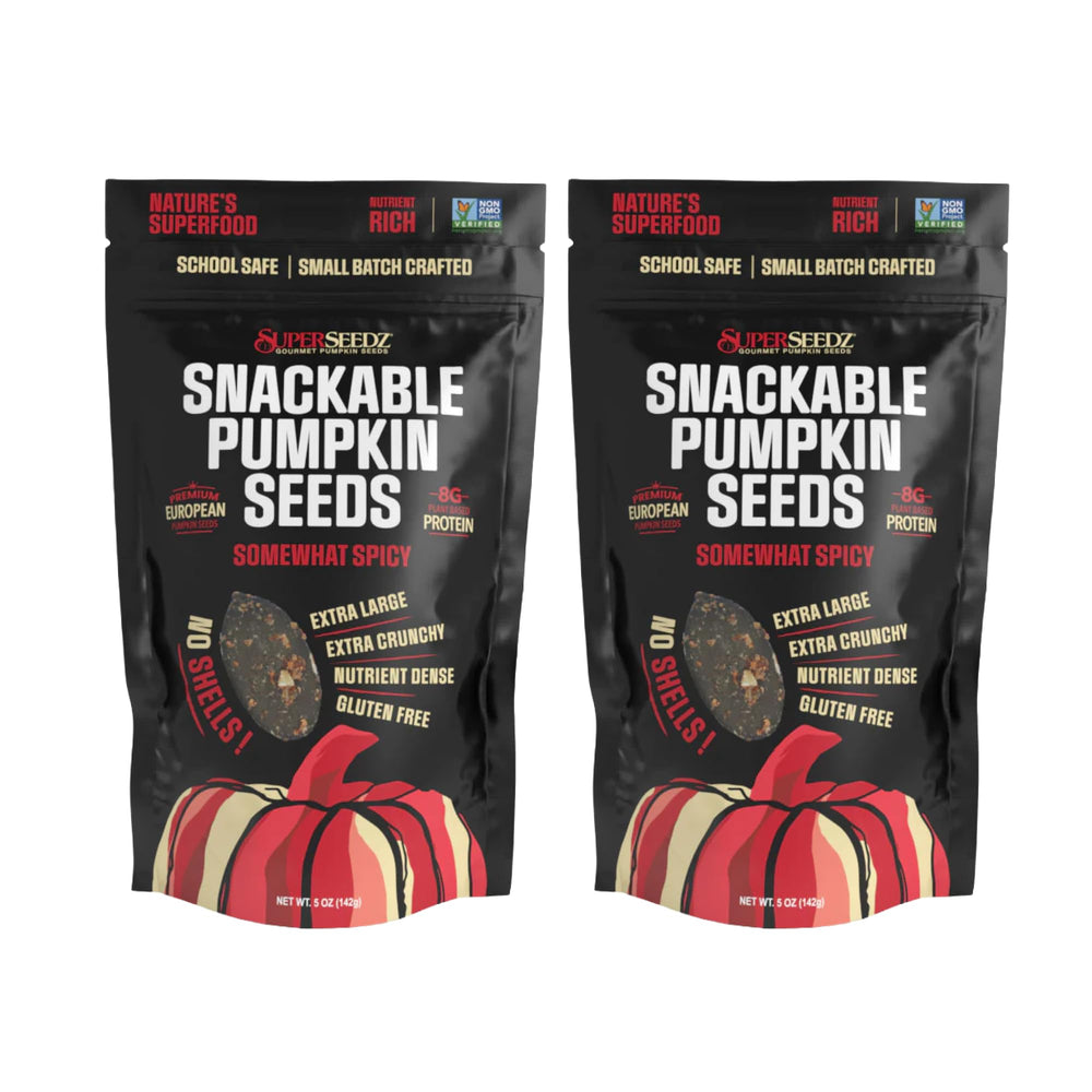 SuperSeedz frente del paquete mostrando el diseño y tamaño práctico