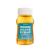 THE SUSTAINABLE AGAVE COMPANY etiqueta frontal clara y orgánica mostrando beneficios
