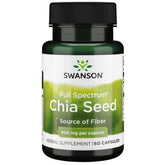 Swanson envase frontal Full Spectrum Chia muestra diseño y beneficio práctico