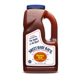 Sweet Baby Ray's frente del contenedor 64 fl oz con diseño claro y práctico