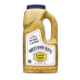 Sweet Baby Ray's botella frontal mostrando 64 oz y beneficio de gran formato