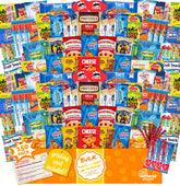 SWEET CHOICE GIFTBASKETS frente del empaque mostrando 150 unidades y conveniencia