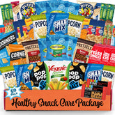 SWEET CHOICE GIFTS vista frontal de la caja con 50 snacks, conveniencia inmediata
