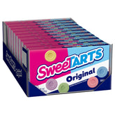 SweeTARTS vista frontal de la caja 5 oz con colores llamativos y fácil transporte
