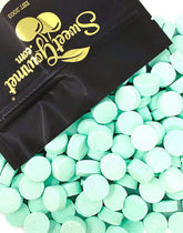 SweetGourmet bolsa frontal con pastillas spearmint, presentación clara y tamaño práctico