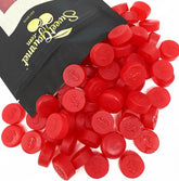 SweetGourmet empaque delantero mostrando bolsa resellable y color rojo atractivo