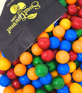 SweetGourmet empaque frontal mostrando gumballs y atractivo visual