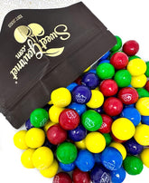 SweetGourmet empaque frontal muestra bolsa resellable y sabores vibrantes