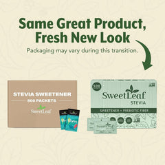 SweetLeaf detalle del polvo de stevia textura fina y fácil disolución