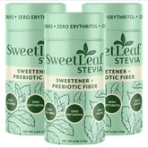 SweetLeaf frasco frontal mostrando diseño y tamaño portátil