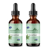 SweetLeaf frente del empaque mostrando el frasco y beneficios de uso