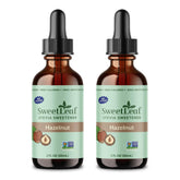 SweetLeaf botella frontal pack de 2 mostrando diseño y beneficio práctico
