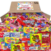 SWEETSIDE CANDY CO. frente del paquete con mezcla visible y fácil reparto