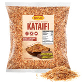 SWEETSIDE CANDY CO. paquete frontal de kataifi muestra tamaño y presentación