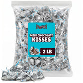 SWEETSIDE CANDY CO. paquete frontal mostrando 2 lb y envoltorios plateados, ideal para eventos