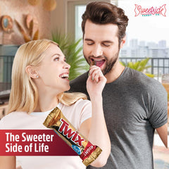 SWEETSIDE CANDY CO. barra Twix envuelta individualmente, cómoda y fresca para llevar