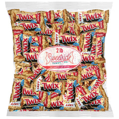 SWEETSIDE CANDY CO. empaque frontal mostrando paquete a granel, práctico para eventos