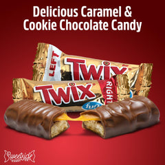 SWEETSIDE CANDY CO. montón de mini Twix para repartir rápidamente en fiestas