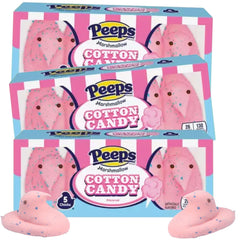 Sweetzo empaque frontal de Peeps Cotton Candy mostrando cajas listas para regalar