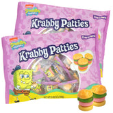 Sweetzo Krabby Patty frente del empaque mostrando cantidad y diseño