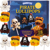 Sweetzo paleta pirata frontal con forma de barco y atractivo visual