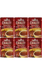 Detalle de un sobre Swiss Chalet 36g mostrando la etiqueta y datos de preparación