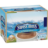 Swiss Miss frente de caja mostrando 24 sobres y conveniencia