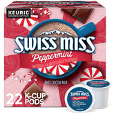 Swiss Miss caja frontal mostrando 22 cápsulas y descripción clara