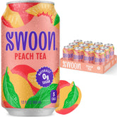 Swoon lata al frente mostrando diseño y atractivo para beber sin azúcar