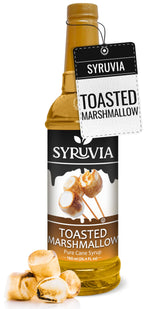 Syruvia botella frente mostrando sabor y apariencia apetecible