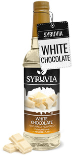 Syruvia botella frontal mostrando etiqueta clara y volumen práctico