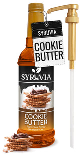 SYRUVIA botella frontal mostrando etiqueta y volumen 25.4 fl oz para mayor confianza