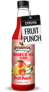 SYRUVIA botella frontal mostrando presentación 12.7 oz y facilidad de uso