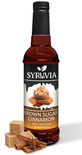 Syruvia frente del envase mostrando botella y diseño para identificar el producto