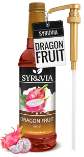 SYRUVIA botella frontal mostrando diseño y volumen, ideal para bebidas caseras