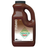 TABASCO chipotle vista frontal del envase grande que facilita cocinar a granel